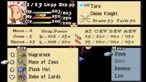 FFT 1.3 Deep Dungeon END - Terrible...