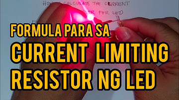 PAANO MAG COMPUTE NG LED CURRENT LIMITING RESISTOR