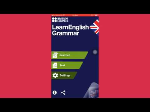 Học tiếng anh british council | App học Ngữ pháp tiếng Anh LearnEnglish Grammar của British Council