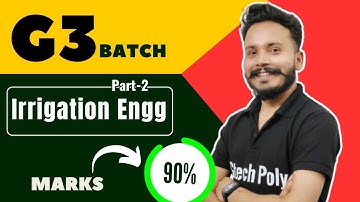 Irrigation Engineering |Marathon (Part-2) | Bteup Exam 2024 | Polytechnic Civil Engg.