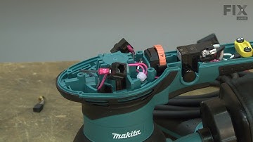 Makita Sander Repair - How to Replace the Carbon Brush