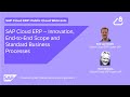 SAP Cloud ERP: Innovation, EndtoEnd Scope, and Standard Business Processes I 26.04.14