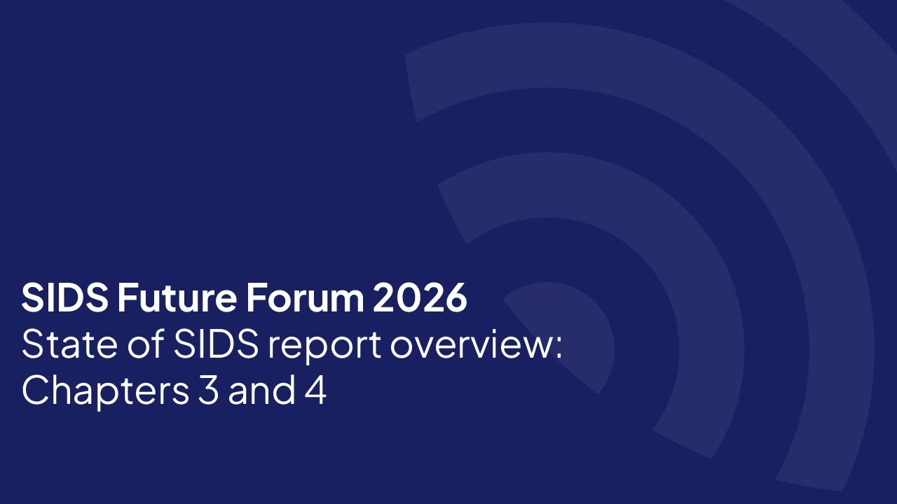 SIDS Future Forum 2026 State of SIDS report overview: Chapters 3 and 4