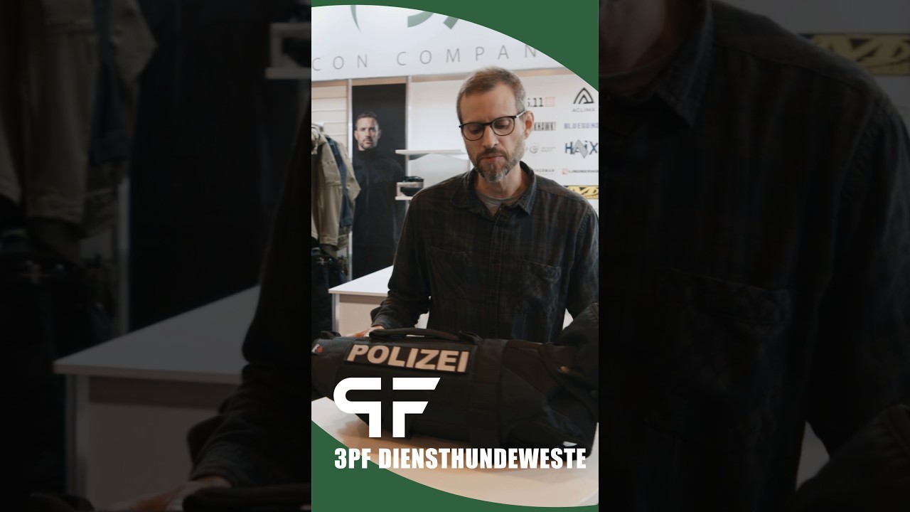 Schutz für den Diensthund: Die 3PF Diensthundeweste / Recon X 3PF auf der Security Essen