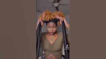 Hair wrap tutorial for everyone who requested it🫶🏾 #shorts #locs_18
