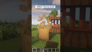 Better Swing Build | Minecraft #shorts