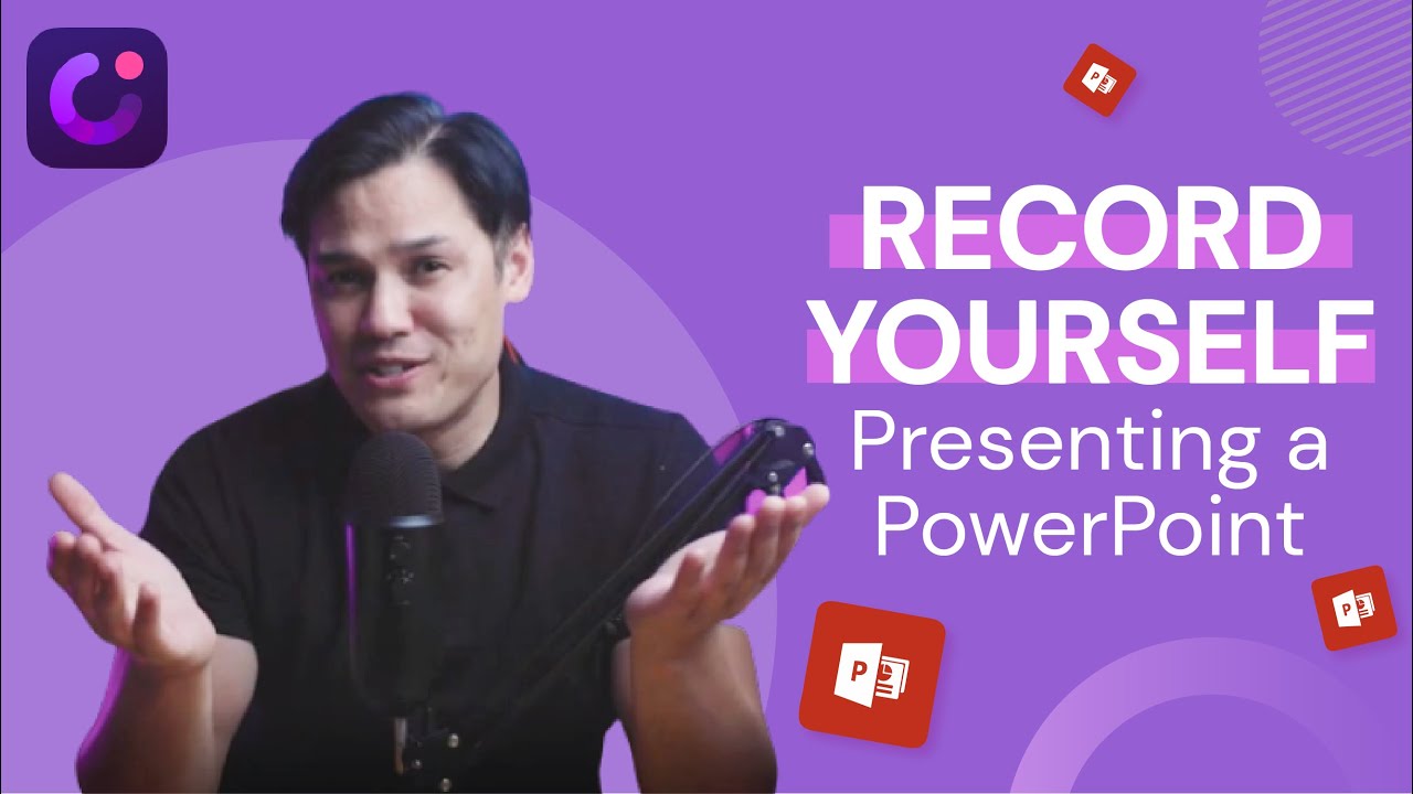 how to record yourself giving presentation