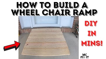 DIY How to Build a Wheel Chair Ramp that’s Removable (Complete Guide)