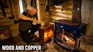 Traditional Woodworking and Copper Details in My Off-Grid Cabin