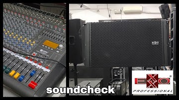 EXXO TW12 Passive linearray system.#soundcheck #proaudio #linearray