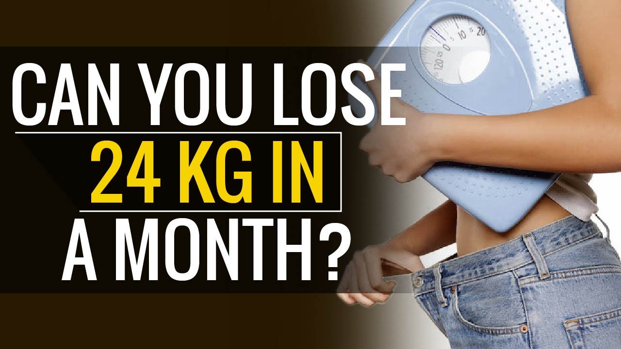 how much kg weight can i lose in a month