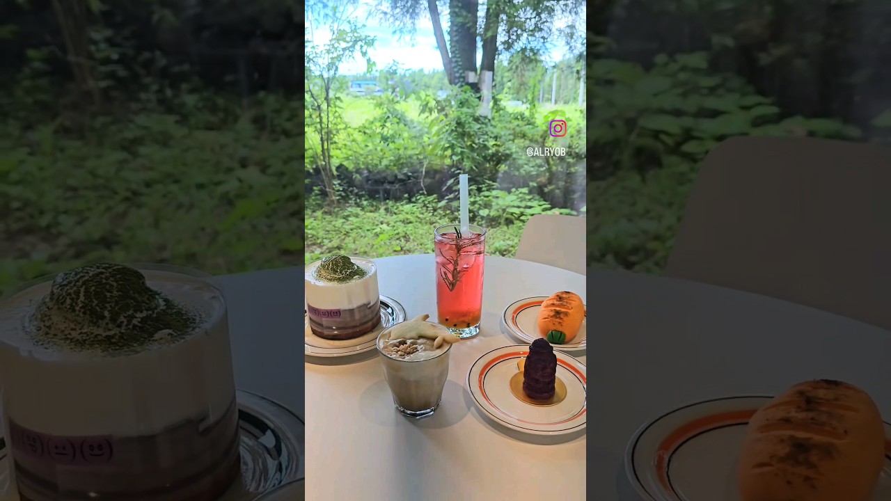 제주도카페 안도르:송당무끈모루 바로 앞에 있는!!다양한 디저트에~ 포토존 맛집☺️☺️초록초록뷰에🌲🌲 매료되는 분위기맛집💕
