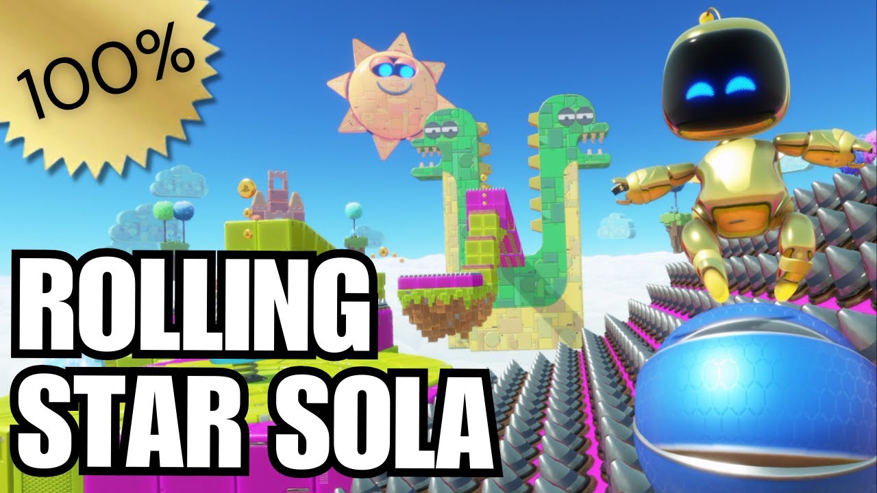 Astro Bot - Rolling Star Sola Guide 🏆