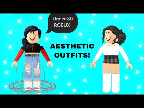 Aesthetic Outfits Under 80 Robux Youtube - 80 robux avatars