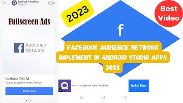 Facebook Meta Fullscreen Ads implementation 2023 in Andorid Studio apps