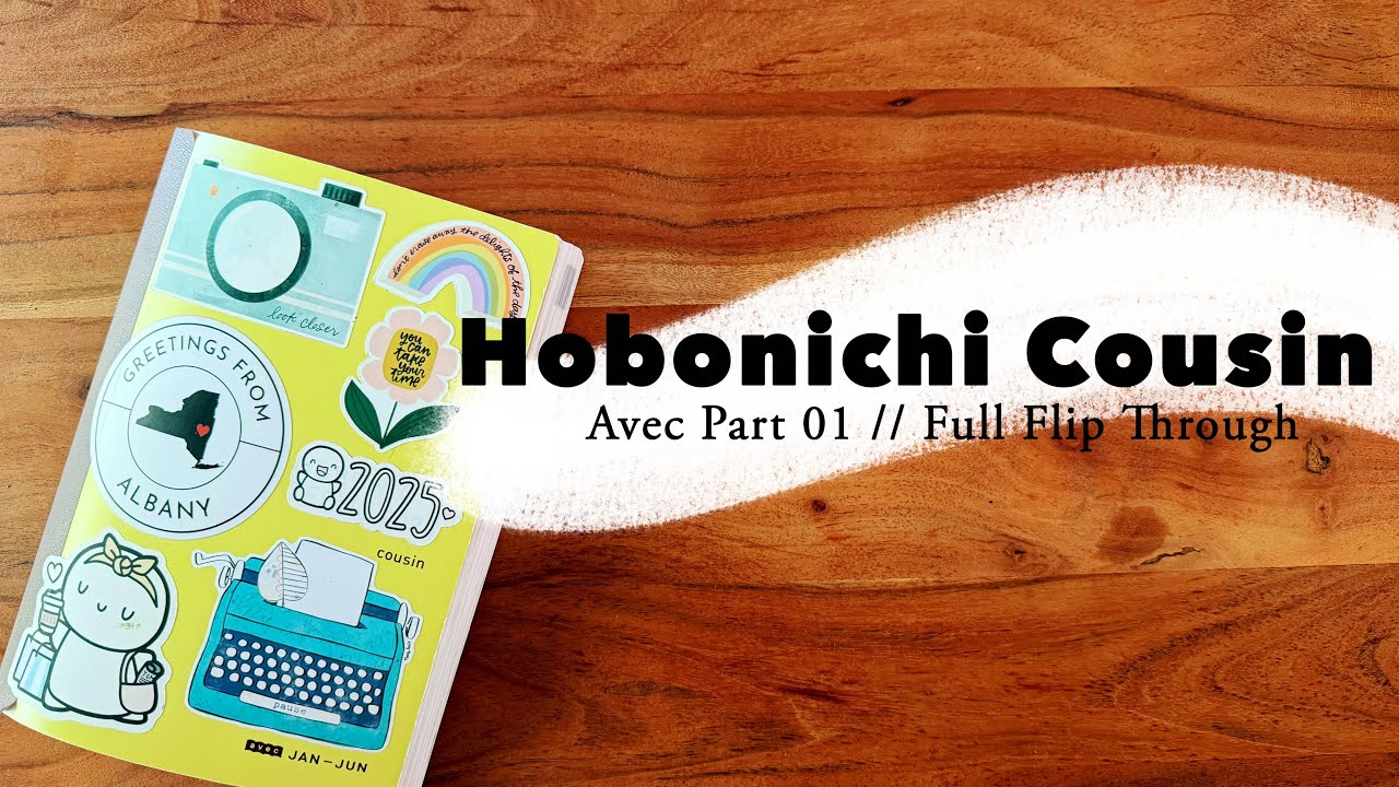 Hobonichi Cousin With // Часть 01. Полная прокрутка