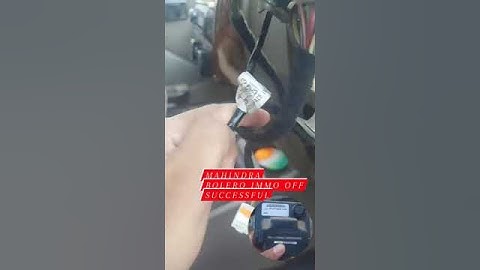 Delphi 2.5  Mahindra Bolero immo off successful