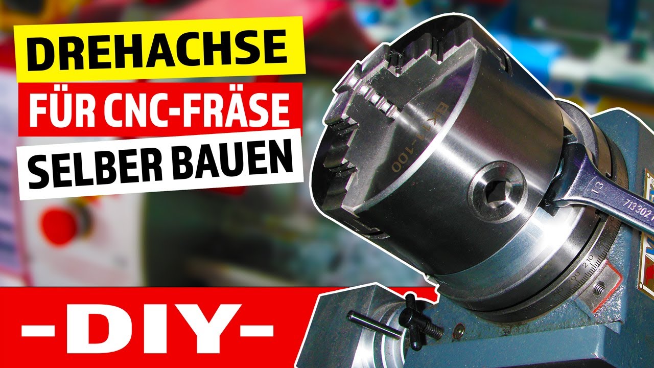 So baut ihr euch eine Drehachse für eine CNC Fräse aus einem Teilapparat  selbst! - YouTube