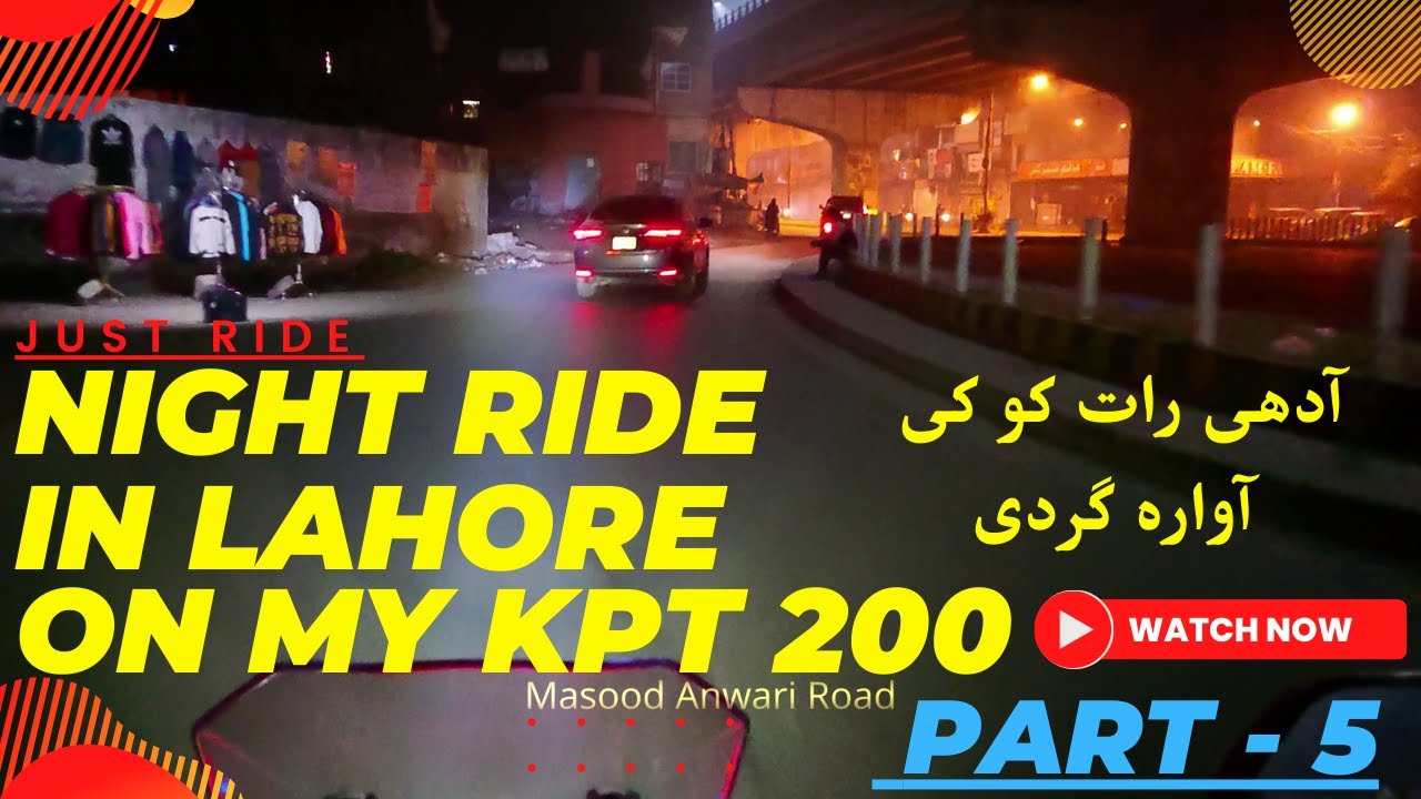 Night Ride On Bike Bike Ride in Lahore lifan kpt 200 lifan kpt