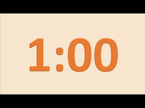 【倒數計時】1分鐘 I 重製版+背景音樂