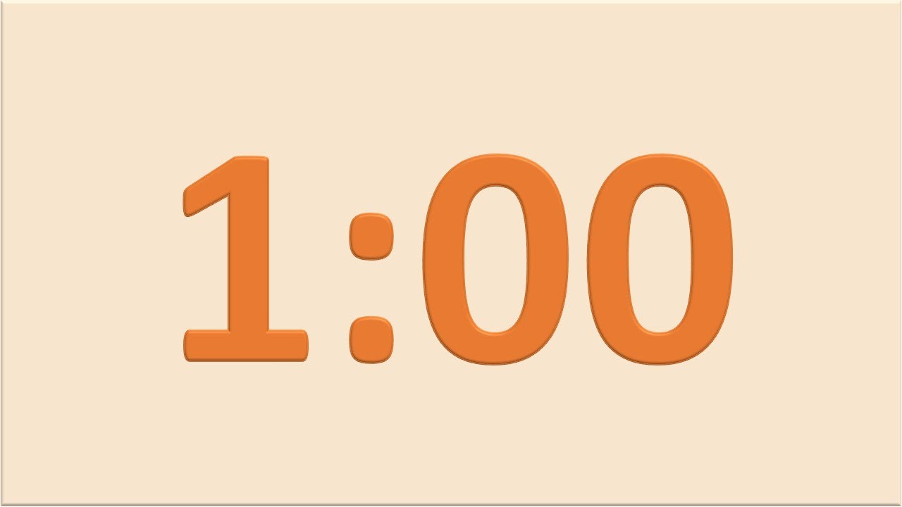 【倒數計時】1分鐘 I 重製版+背景音樂