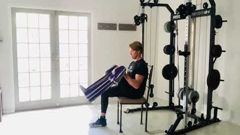 Bicep Curl Towel Seated