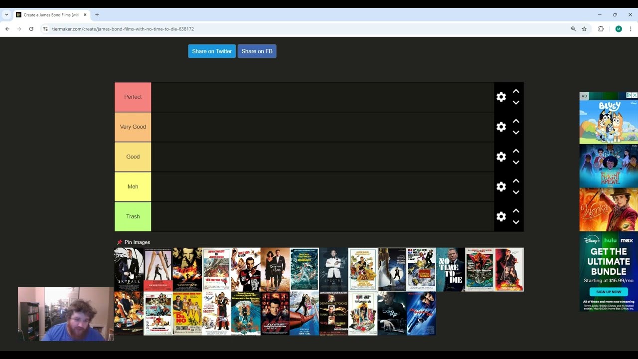 James Bond Tier List Ranking Bonanza