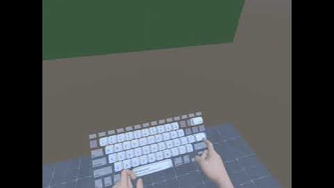 Oculus Quest Handtracking virtual keyboard and uCLinux