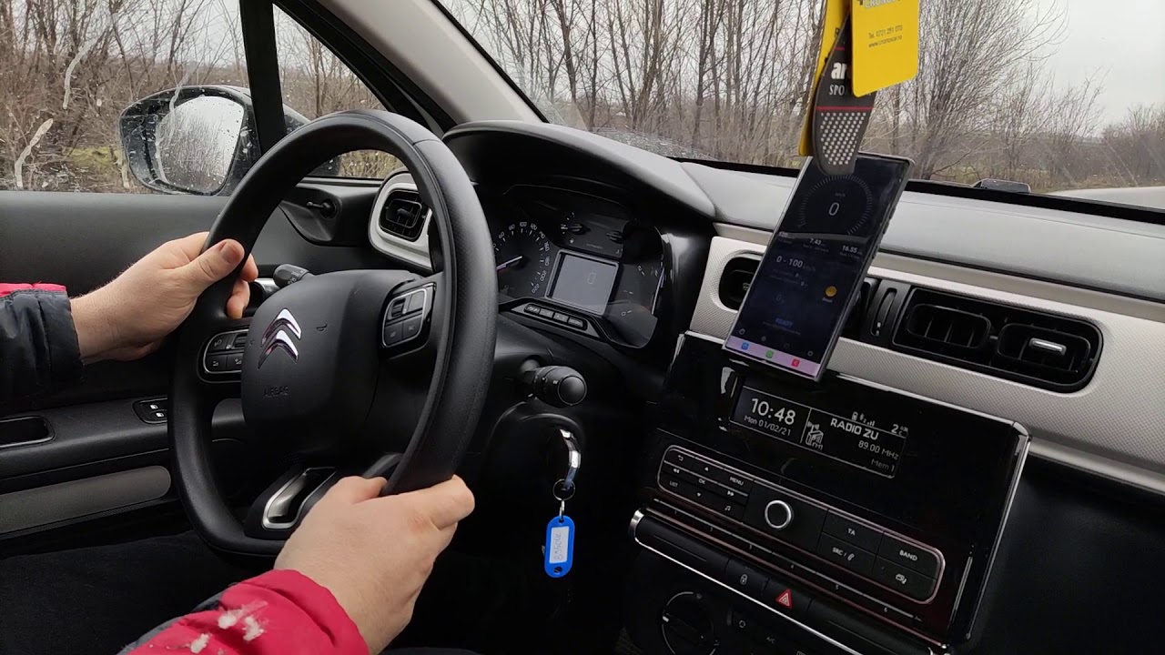 Citroen C3 2018 Разгон до 100km/h