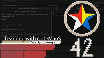 JavaScript Basic 42: Modifying Arrays | FreeCodeCamp | JS Algorithms and Data Structures
