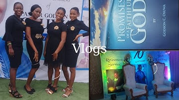 A DAY IN MY LIFE /70th BIRTHDAY  CELEBRATION /USHERING JOB/BOOK LAUNCHING /RETIREMENT#vlogs#ushering