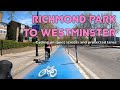 The nice way to cycle from richmond park to westminster
