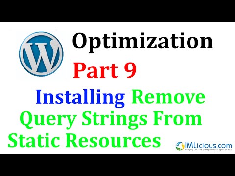 WordPress Optimization Part 9: Installing Remove Query Strings From Static Resources