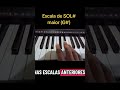 Escala de Sol# maior #piano
