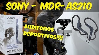 Audífonos deportivos intrauditivos MDR-AS210AP, MDR-AS210AP