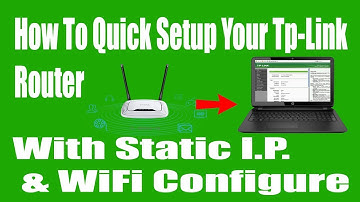 How To Quick Setup Tp-Link Router with Static I.P. & WiFi In Hindi[By Inchanji Technical]