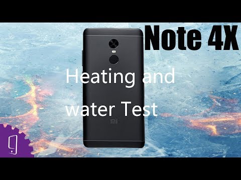 Xiaomi Redmi Note 4X Heating And Water Test