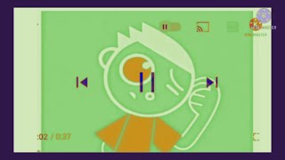 PBS kids dash logo in color bars