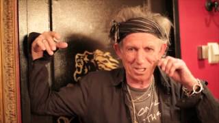 Keith Richards backstage at Late Night with Jimmy Fallon