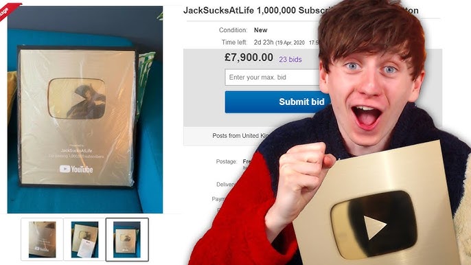 Petition · GET EDP445 HIS 1 MIL  GOLD PLAY BUTTON ·