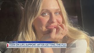 Teen On Life Support After Contracting The Flu