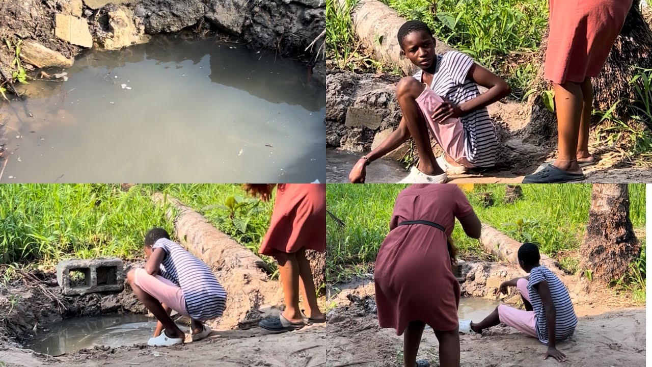 The ghost disappeared into a mysterious pit