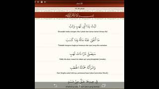 Al-Qur'an Surat Al-Lahab+terjemah by Muzammil Hasballah