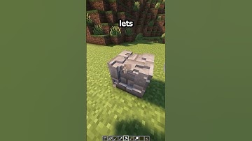 Minecraft But You Can Build With Tiny Blocks! #minecraft