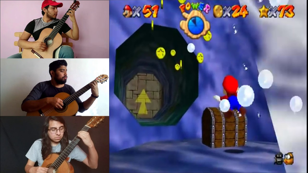 Super Mario 64 - Dire Dire Docks for Guitar Trio