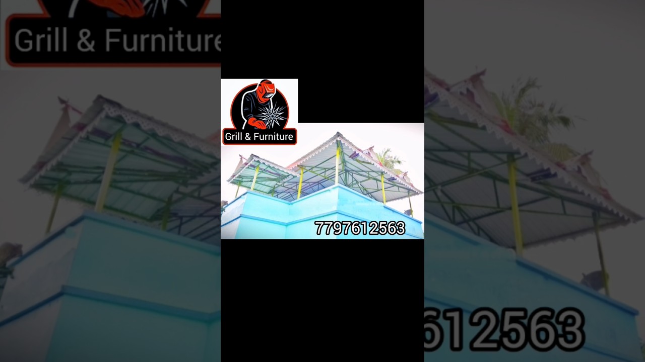 Home Terrace Shed. Roof Color Steel West Bengal. 