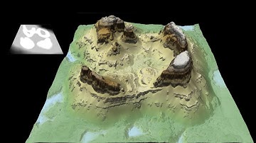 Rock erosion using masks - Drive the effects of your erosion through a mask.