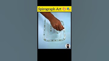 What Magic When You Create SPIROGRAPH Patterns? #shorts #asmr #spirograph #satisfying #diy #art