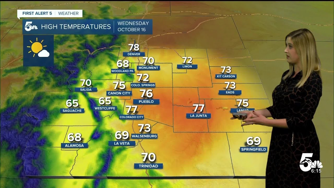 Mild and breezy on Wednesday in southern Colorado - YouTube