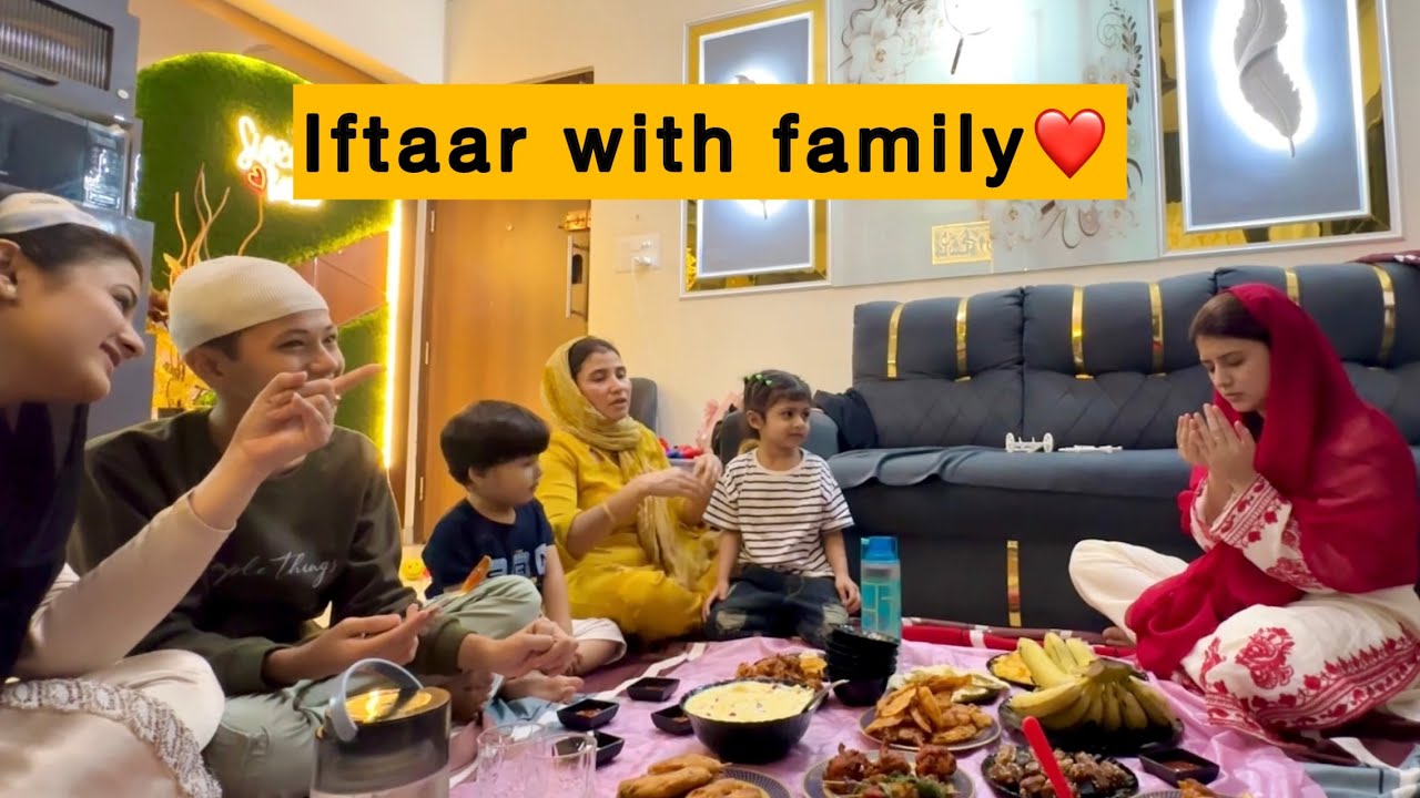 Iftaar with family❤️🍱 | Arishfa khan